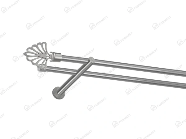 Garniža 16x16mm - 2rady - MODERN - satin 1