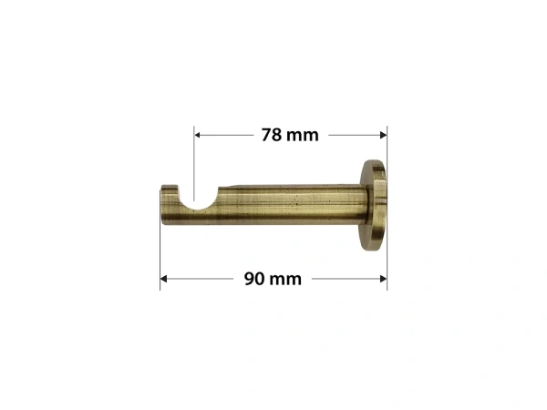Garniža 16mm - 1rad - MILANO CRYSTAL - antik 3