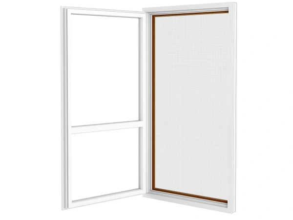 Siete proti hmyzu na DVERE - pántové - DUB ZLATÝ - drevoimitácia - bez priečky 3