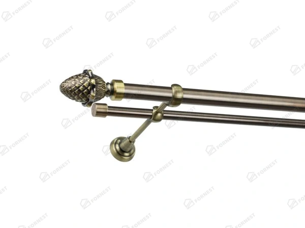 Garniža 25x16mm - 2rady - ŽALUĎ - antik 1