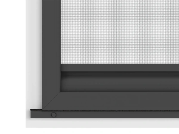 Siete proti hmyzu na DVERE - posuvné - ANTRACIT - RAL 7016 - bez priečky 8