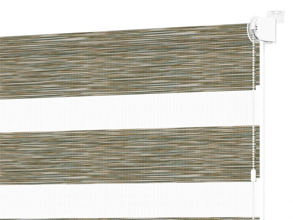 Roleta MINI - deň a noc - látka Maurícius 64 - canvas dekor