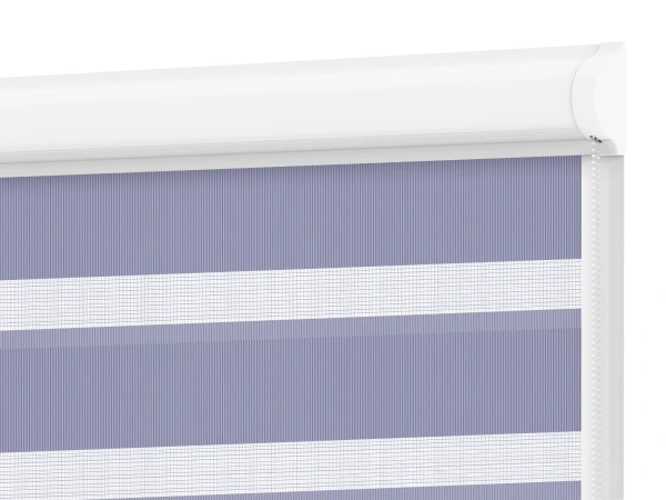 Roleta SWING LITE - deň a noc - látka Bahama 1808 - modrá