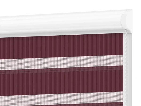 Roleta SWING PREMIUM - deň a noc - látka Bahama 1812 - bordová
