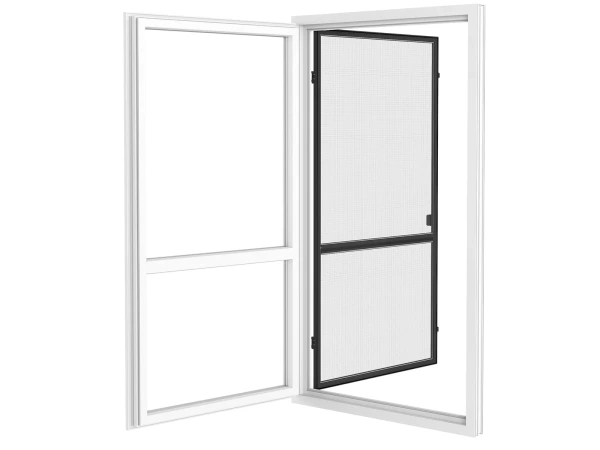 Siete proti hmyzu na DVERE - pántové - ANTRACIT - RAL 7016 - s priečkou 4