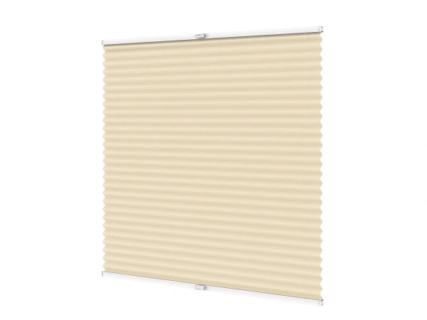 Plisé rolety LUX - látka Almond 11192 - BLACKOUT (zatemňujúca) 1