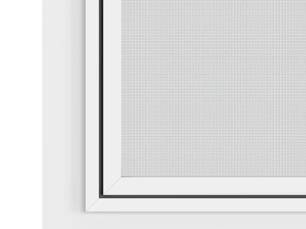 Siete proti hmyzu na DVERE - pántové v ráme SMART - BIELA - RAL 9016 - s priečkou 6