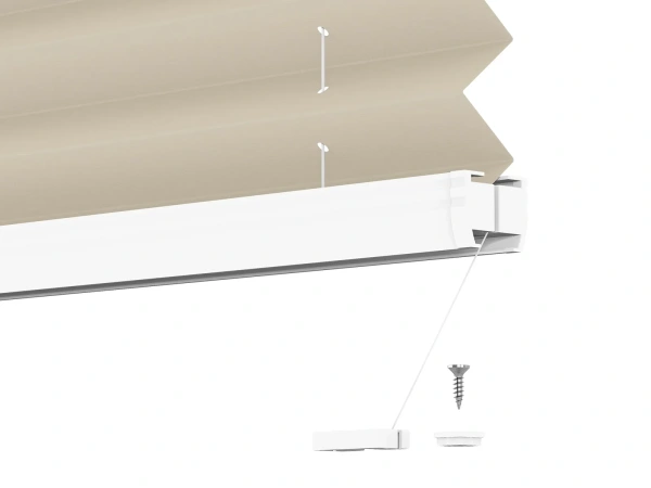 Plisé rolety LUX - látka Crafted Linen 11197 - BLACKOUT (zatemňujúca) 7