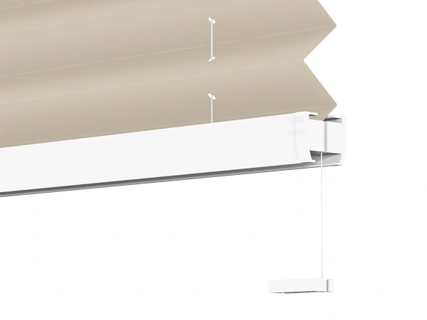 Plisé rolety LUX - látka Crafted Linen 11197 - BLACKOUT (zatemňujúca) 6