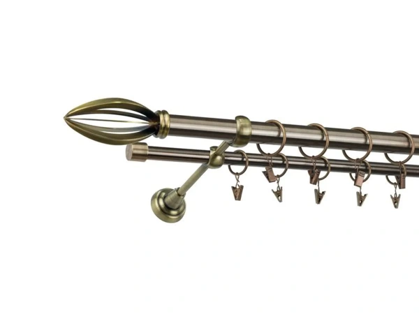 Garniža 25x16mm - 2rady - PANTEON - antik