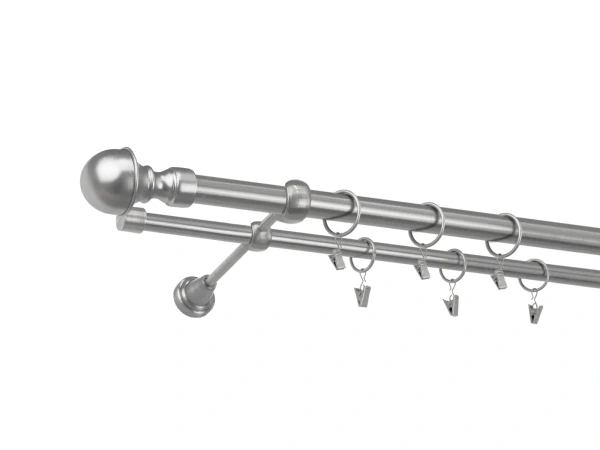 Garniža 25x16mm - 2rady - BOSTON - satin