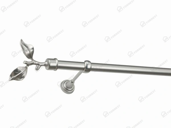 Garniža 25mm - 1rad - LIST ROSE - satin 1