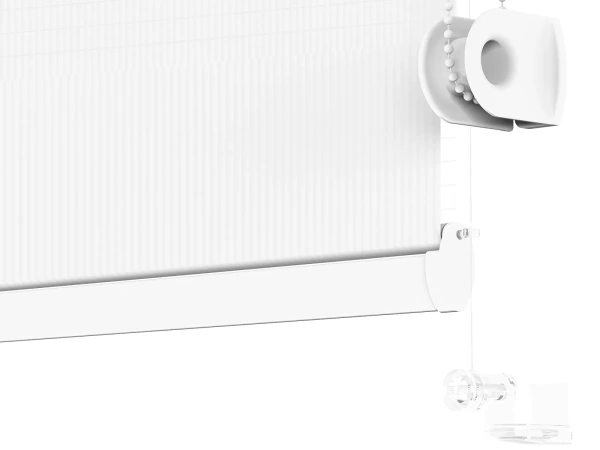 Roleta MINI - deň a noc - látka Miami 1301 - biela 4