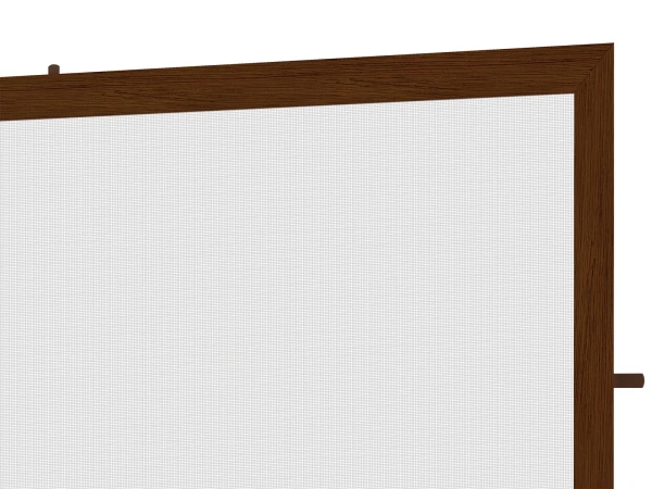 Siete proti hmyzu na OKNO - pevné - ORECH drevoimitácia 5