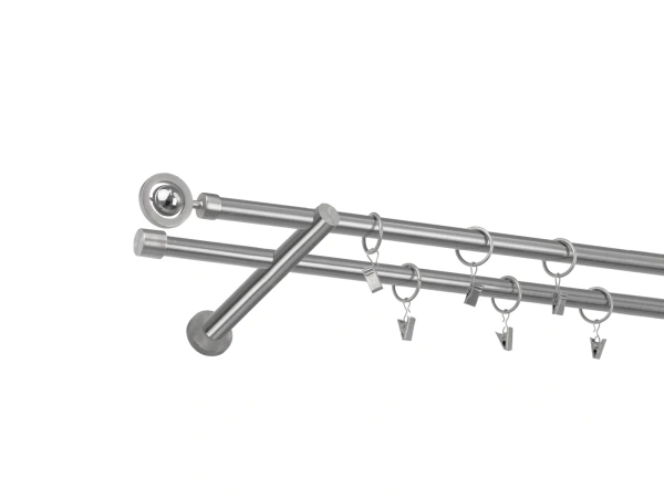 Garniža 16x16mm - 2rady - JUPITER - satin