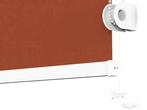 Roleta MINI - látka Eden 106 - hnedo červená 3