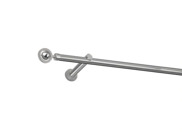 Garniža 19mm - drážková tyč - 1rad - JUPITER - satin 1