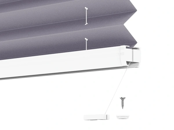 Plisé rolety LUX - látka Starless night 11071 - PEARL 7