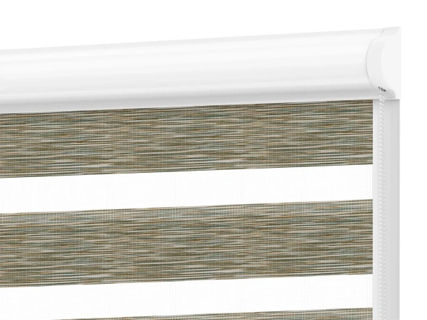 Roleta SWING PREMIUM - deň a noc - látka Maurícius 64 - canvas dekor