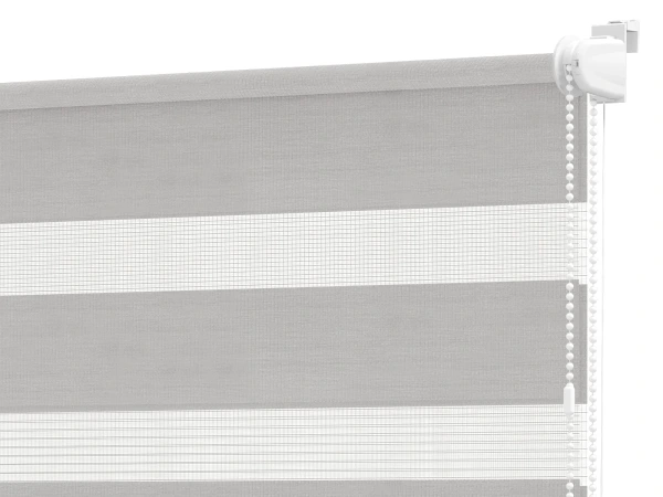 Roleta MINI+ deň a noc - látka Bahama 1806 - sivá