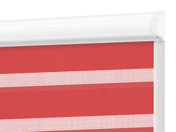 Roleta SWING PREMIUM - deň a noc - látka Bahama 1804 - červená