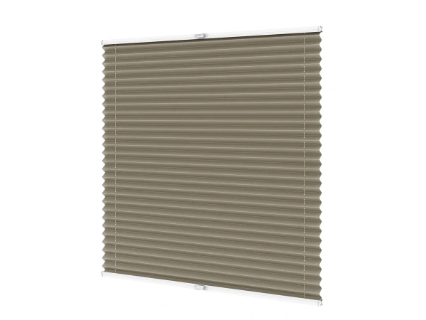 Plisé rolety LUX - látka Black coffee 11065 - PEARL 1