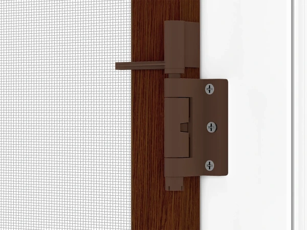 Siete proti hmyzu na DVERE - pántové - ORECH - drevoimitácia - bez priečky 9