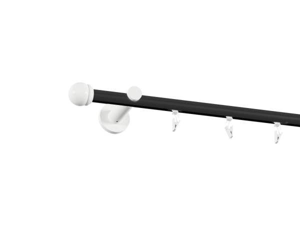 Garniža 19mm drážková tyč - 1rad - TODI MAX - čierno biela 2