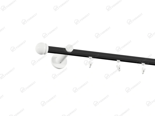 Garniža 19mm drážková tyč - 1rad - TODI MAX - čierno biela 2
