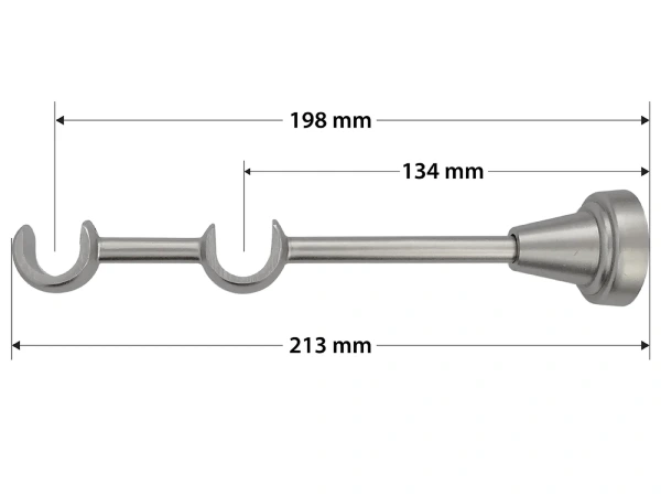 Garniža 19x19mm - 2rady - RIMINY - satin 4