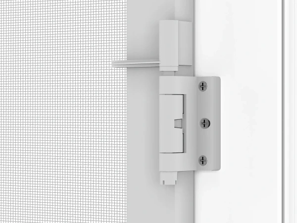 Siete proti hmyzu na DVERE - pántové - SIVÁ - RAL 9006 - s priečkou 9