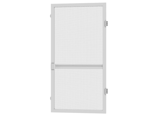 Siete proti hmyzu na DVERE - pántové - SIVÁ - RAL 9006 - s priečkou