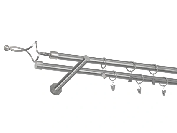 Garniža 19x19mm - 2rady - FALIST - satin