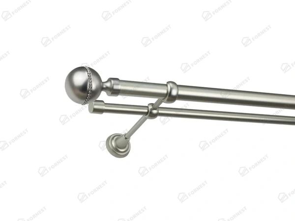 Garniža 25x16mm - 2rady - KALISTO CRYSTAL - satin 1