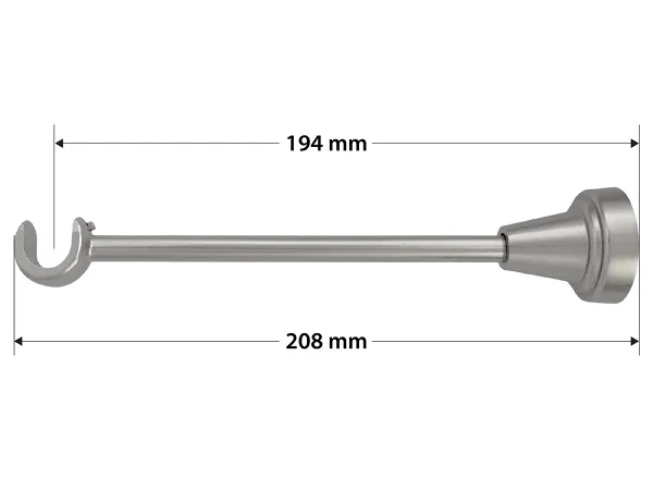Garniža 16mm - 1rad - PLUTON - satin 3