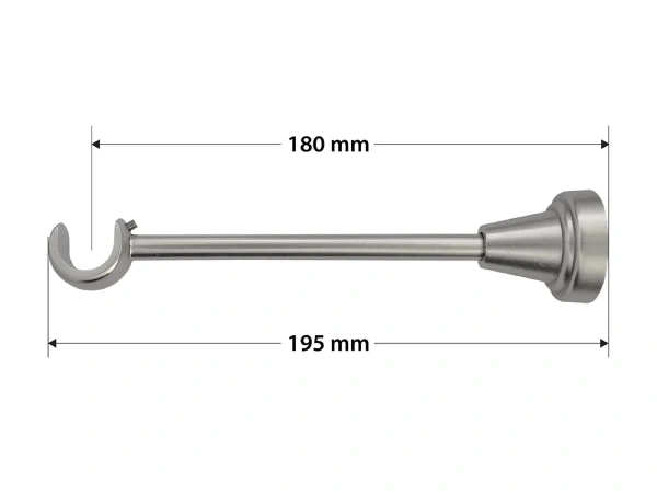 Garniža 19mm - 1rad - SPIRAL - satin 4