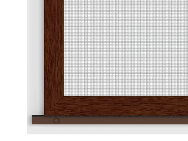 Siete proti hmyzu na DVERE - posuvné - ORECH - drevoimitácia - s priečkou 7