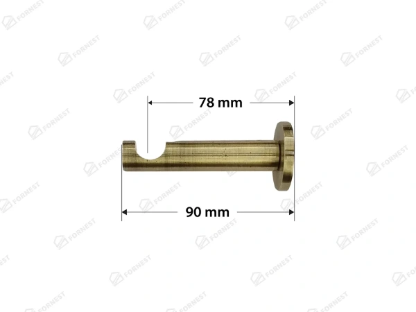 Garniža 16mm - 1rad - LIST VEĽKÝ - antik 3