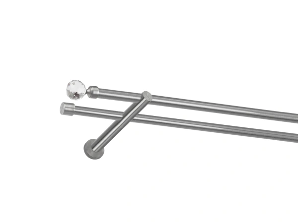 Garniža 16x16mm - 2rady - GUĽA CRYSTAL - satin 1