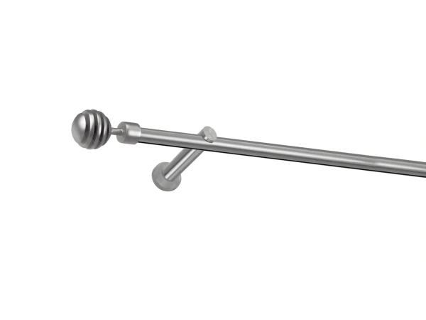 Garniža 19mm - drážková tyč - 1rad - VERONA - satin 1