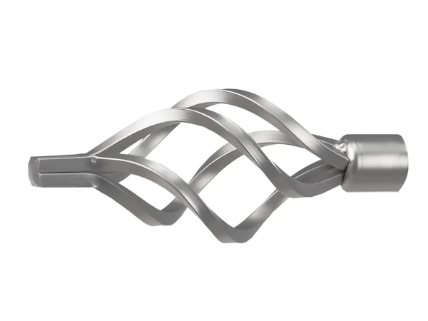 Garniža 19x19mm - drážková tyč - 2rady - GUĽA AZUR - satin 2