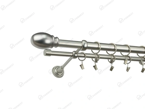 Garniža 25x16mm - 2rady - BELUNO - satin