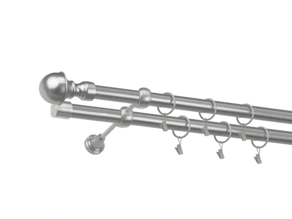 Garniža 25x25mm - 2rady - BOSTON - satin