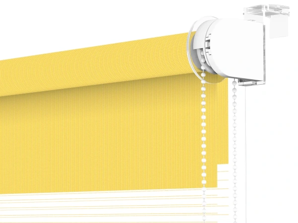 Roleta MINI - deň a noc - látka Zakynthos 15 - žltá 3