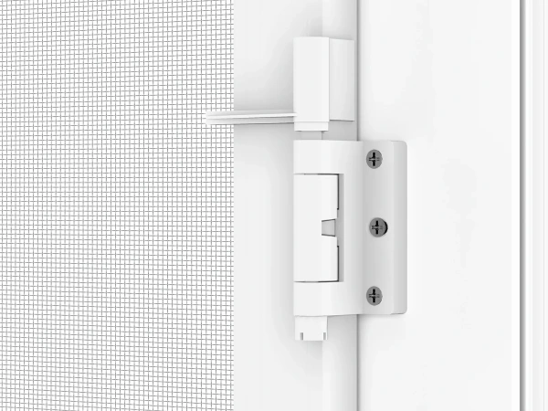 Siete proti hmyzu na DVERE - pántové - BIELA - RAL 9016 - bez priečky 9