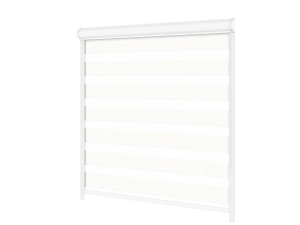 Roleta SWING LITE - deň a noc - látka Maurícius 62 - slonová kosť 1