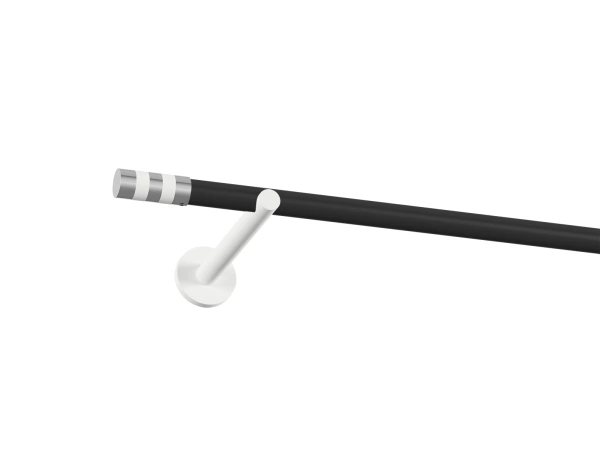 Garniža 19mm obyčajná tyč - 1rad - VALEC - čierno biela 1