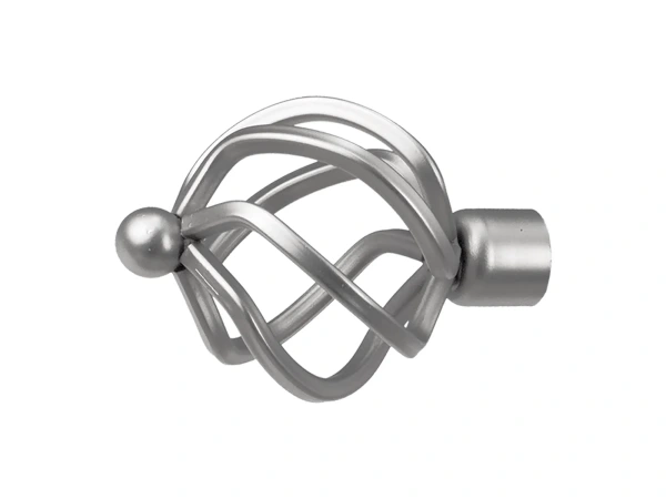 Garniža 19x19mm - 2rady - SPIRAL - satin 2