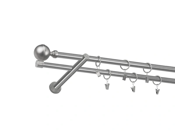 Garniža 16x16mm - 2rady - KALISTO - satin