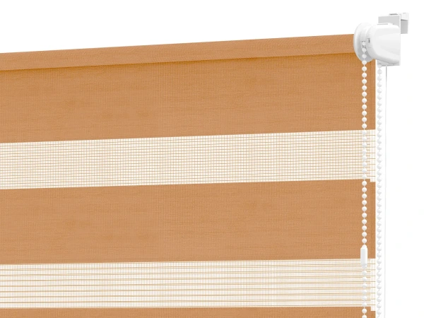 Roleta MINI+ deň a noc - látka Miami 1304 - hlinená